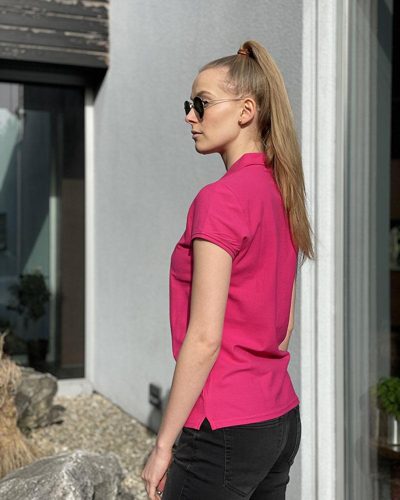 Women's polo shirt Polo Club pink