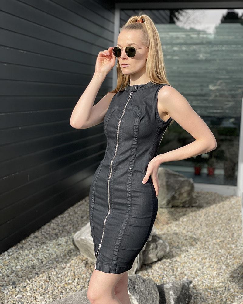 Women's dress Replay black with bare back