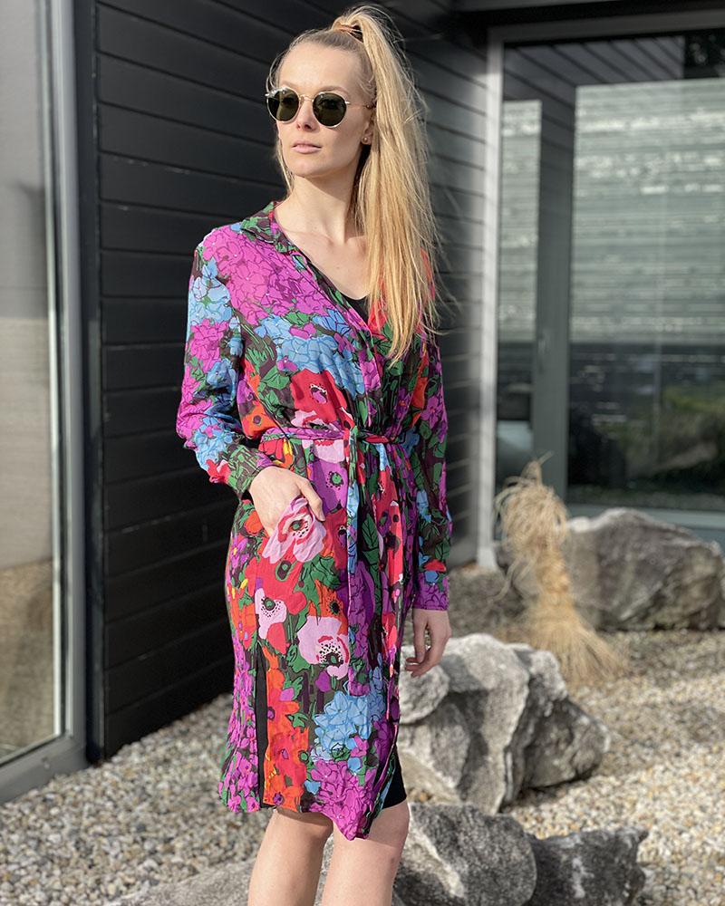 Women's Twinset dress with floral pattern