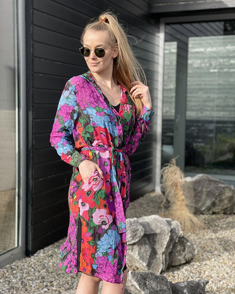Women's Twinset dress with floral pattern