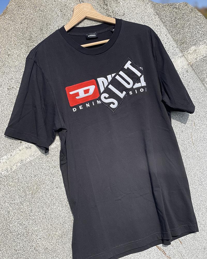Triko pánské Diesel SLUT černé