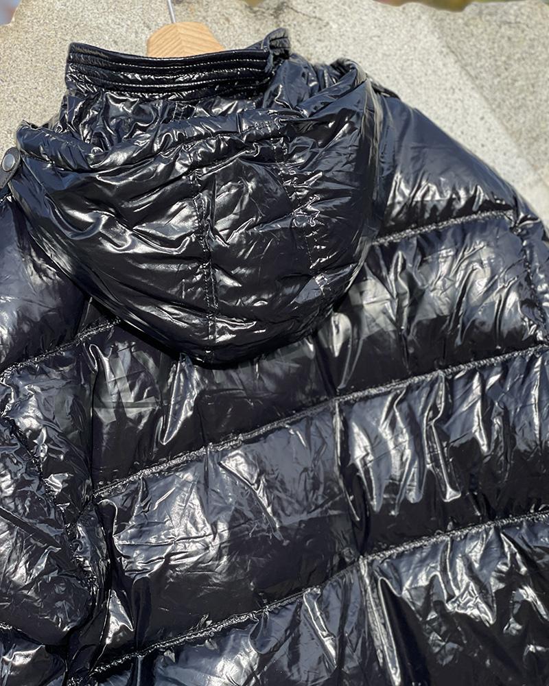 Women's jacket Replay feather black