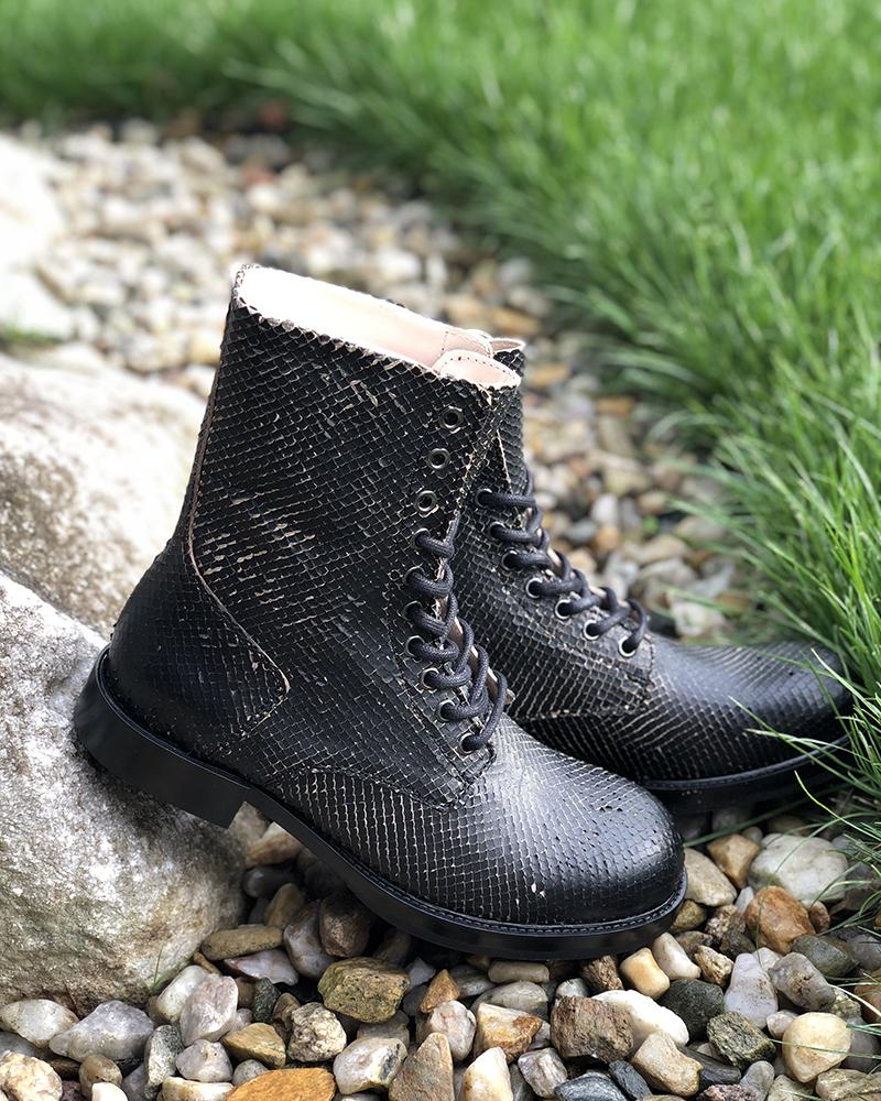 Boty dámské Diesel KOMB BOOT hadí