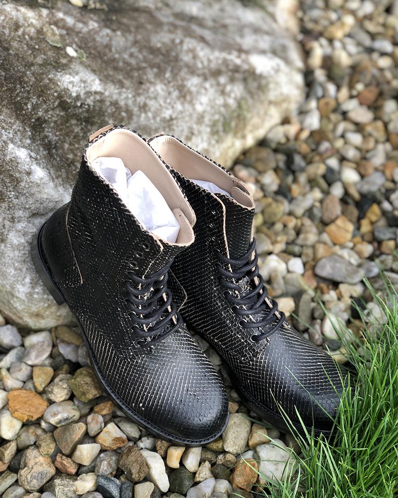 Boty dámské Diesel KOMB BOOT hadí