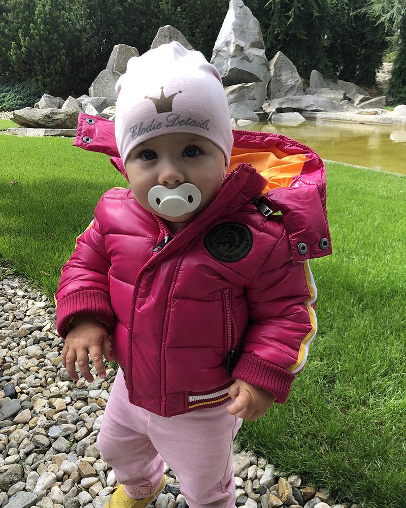 Bunda dětská Diesel růžová