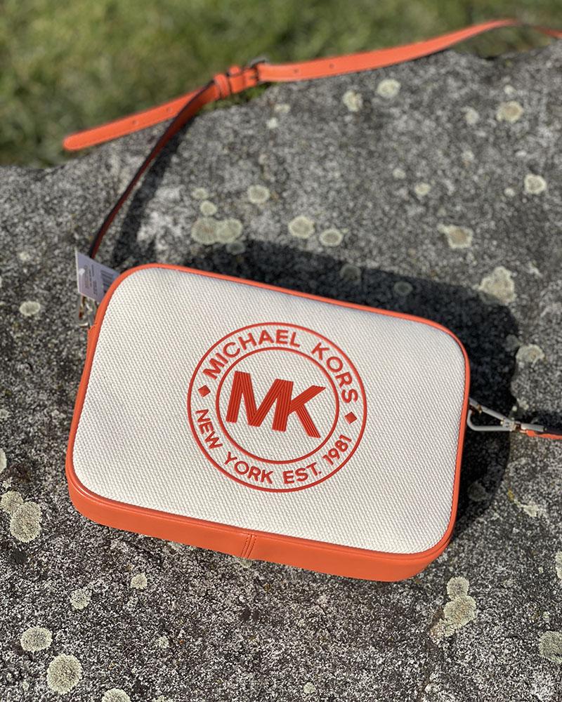 Kabelka dámská Michael Kors FULTON SPORT oranžová