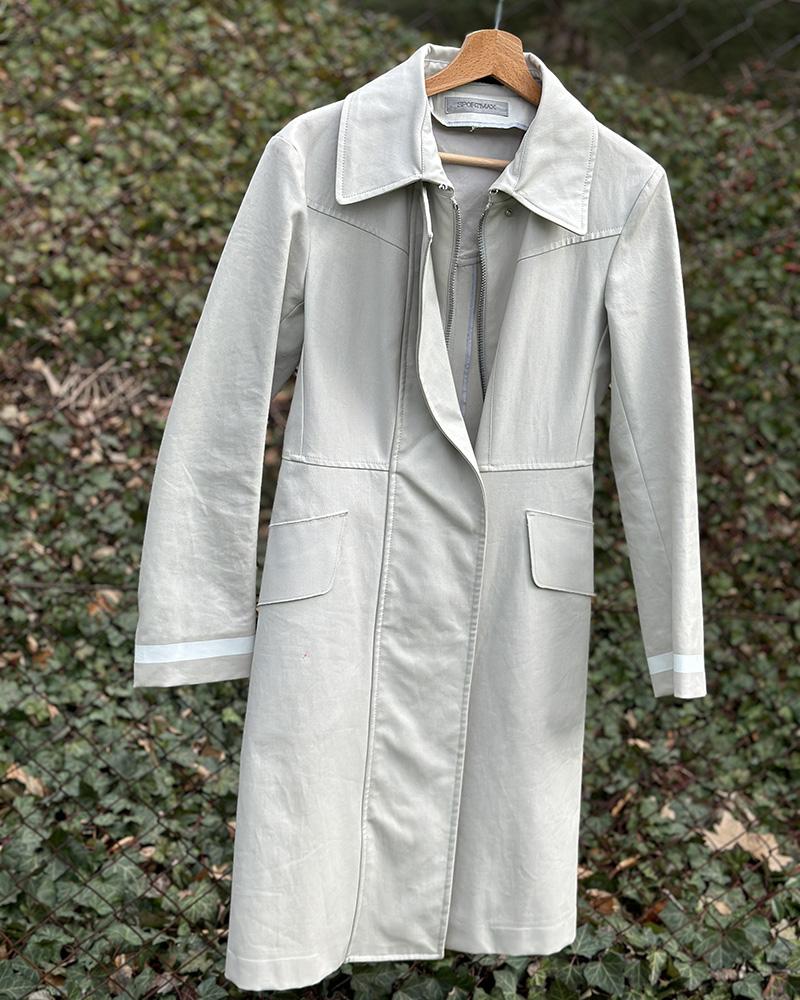 Women's Sportmax cream gray coat