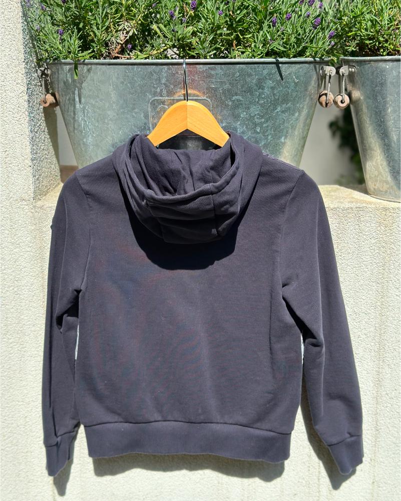 Children's Moncler blue hooded sweatshirt