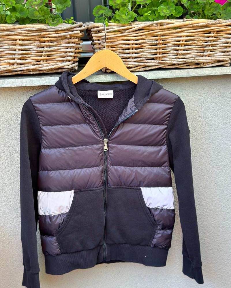 Children's Moncler blue hooded sweatshirt