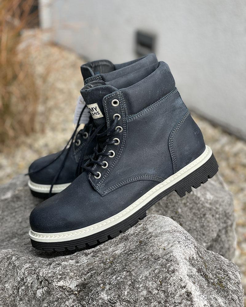 Boty pánské Tommy Hilfiger CHUKKA modré