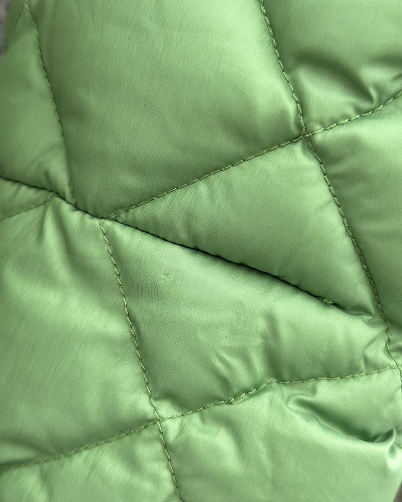 Women's jacket Blauer green with collar
