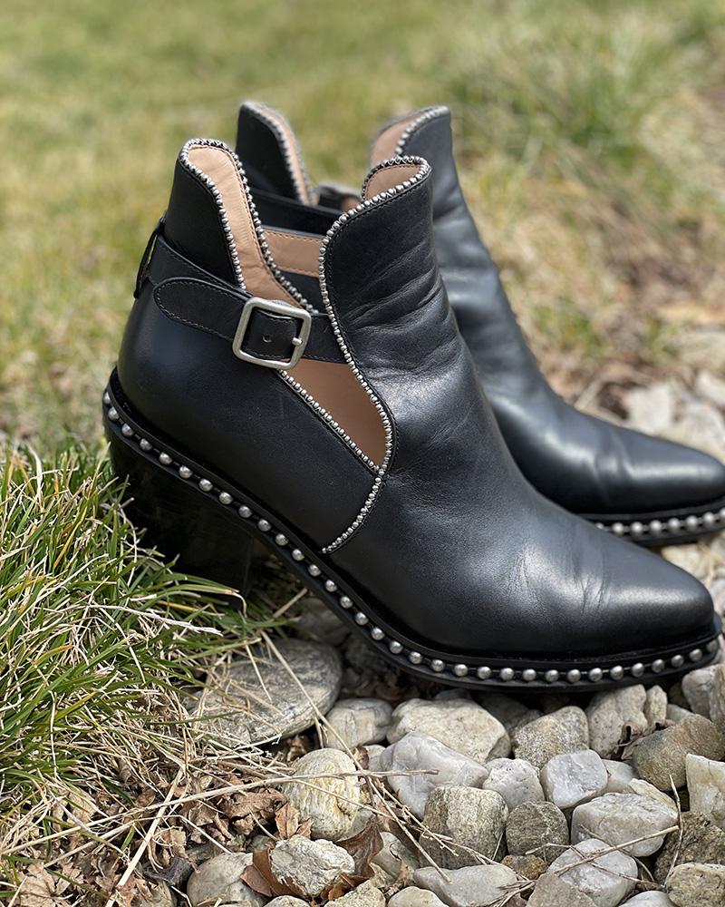 Women's shoes Coach COWBOY BOOTS PIPA black