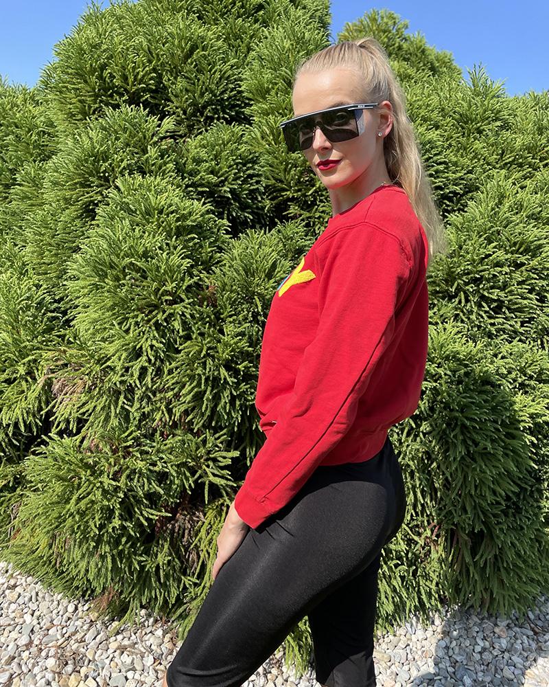 Women's sweatshirt Replay with a colorful inscription