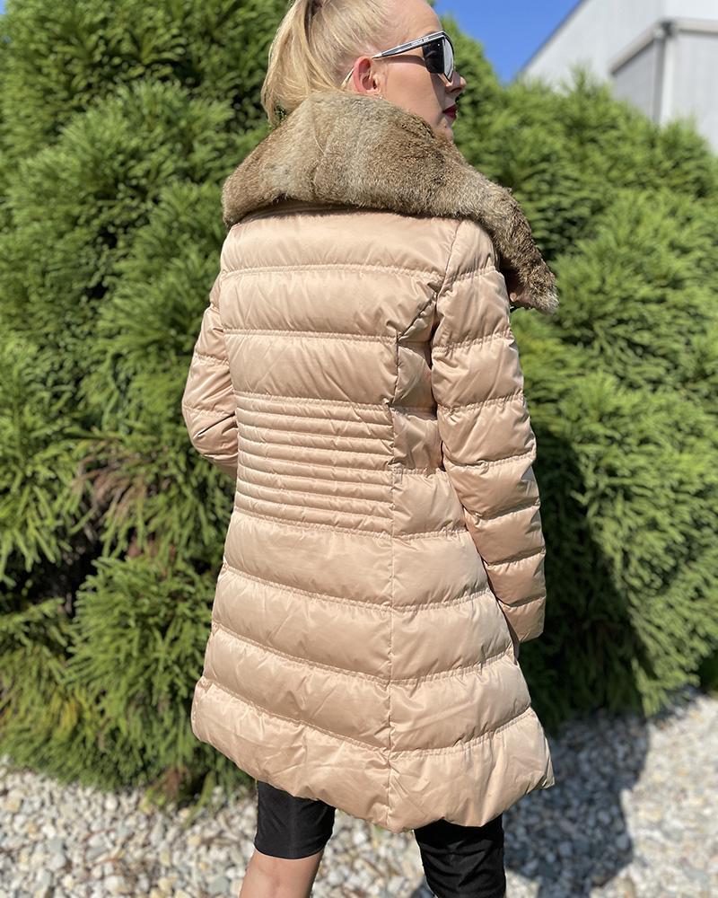 Kabát dámský Emporio Armani zlatý