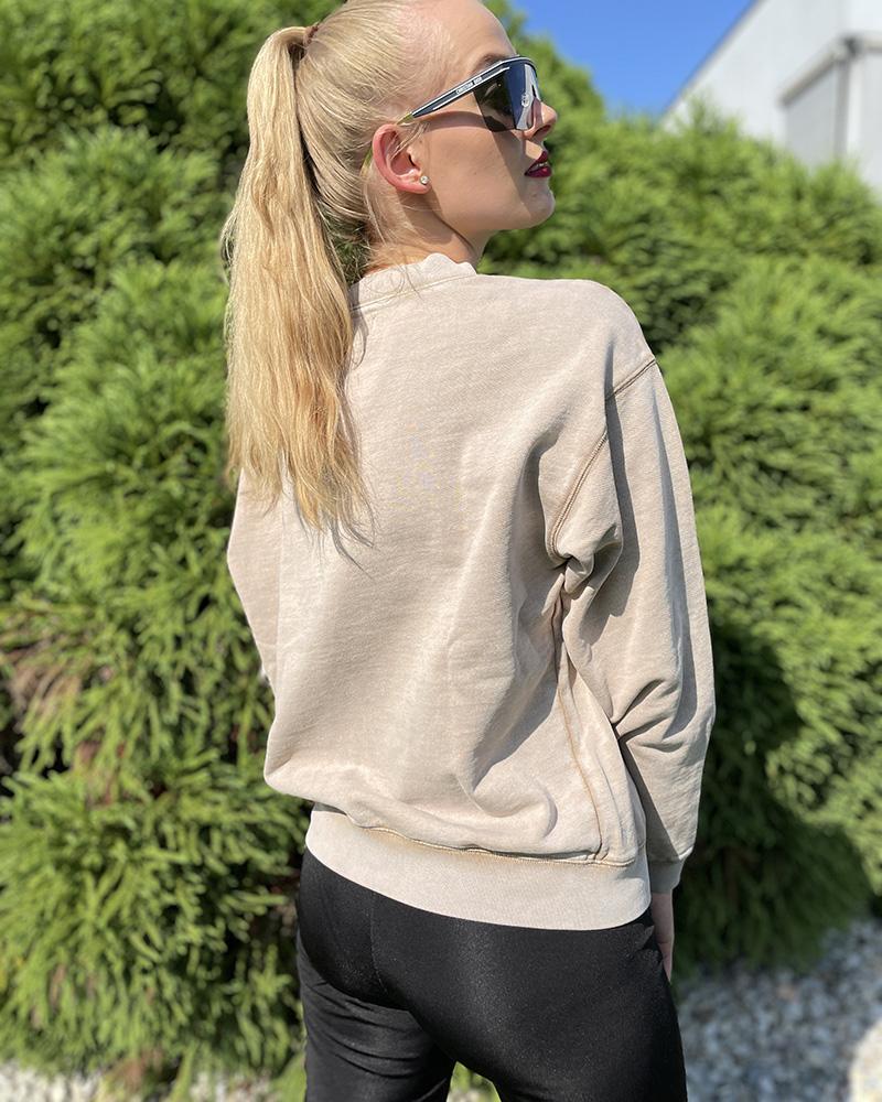 Mikina dámská Replay béžová "sepraná"