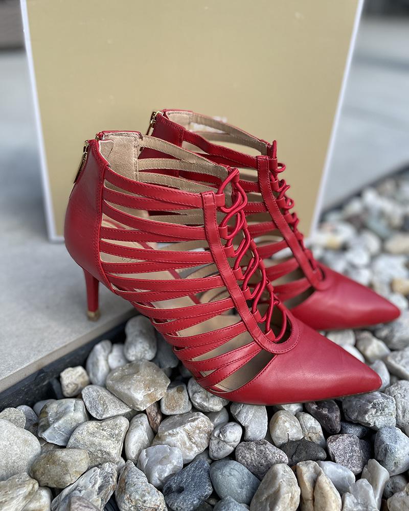 Lodičky dámské Michael Kors CLARISSA červené