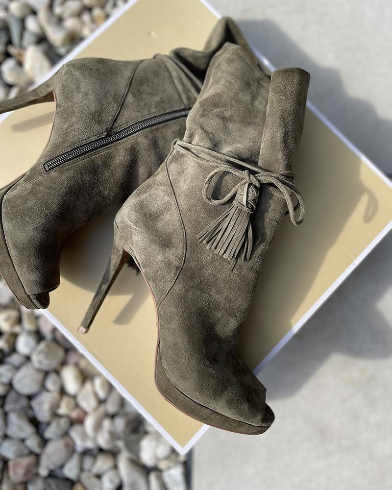 Women's boots Michael Kors ROSALIE olive