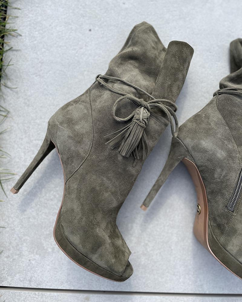 Women's boots Michael Kors ROSALIE olive