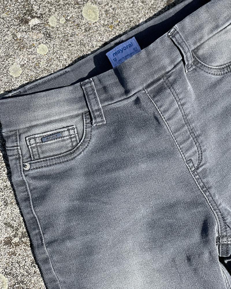 Džíny dětské Mayoral šedé stretchové