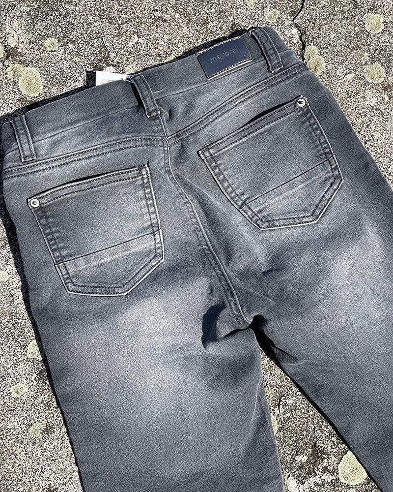 Džíny dětské Mayoral šedé stretchové