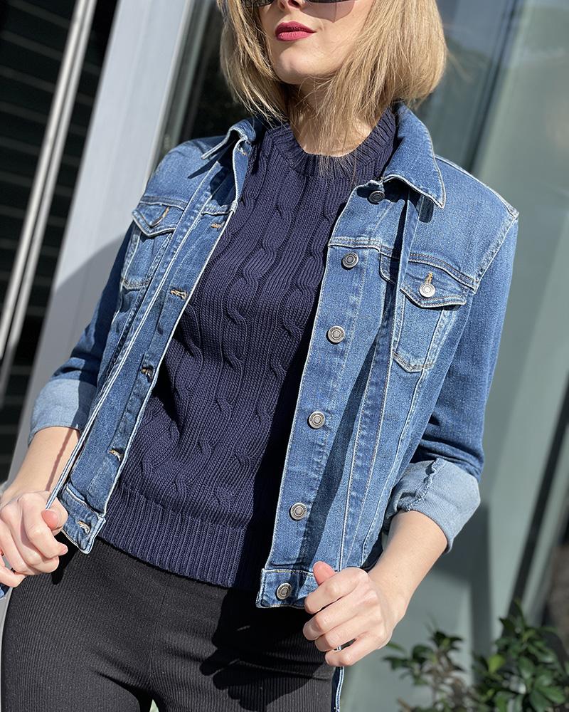 Hugo Boss women's denim blue jacket