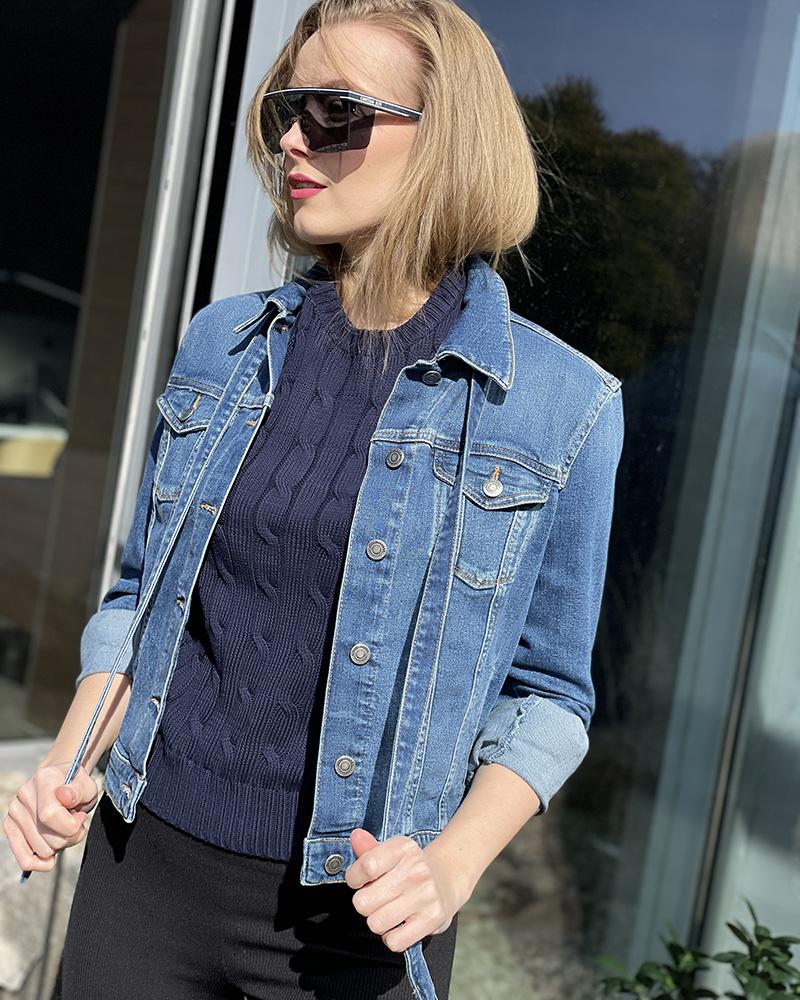 Hugo Boss women's denim blue jacket