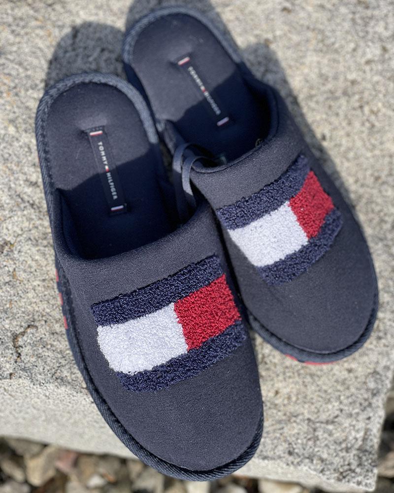 Papuče pánské Tommy Hilfiger tmavě modré