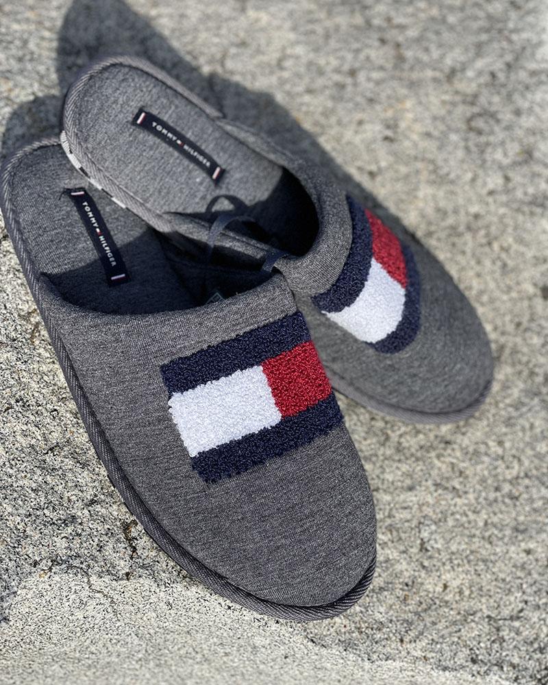 Papuče pánské Tommy Hilfiger šedé