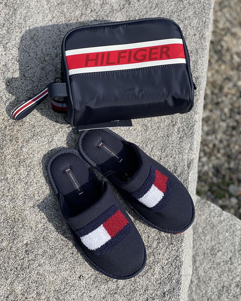 Papuče pánské Tommy Hilfiger tmavě modré