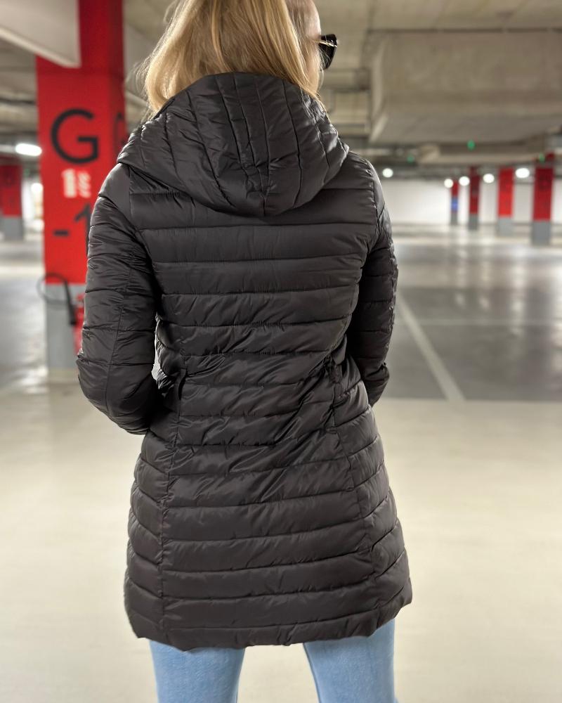 Bunda dámská Massimo Dutti hnědá