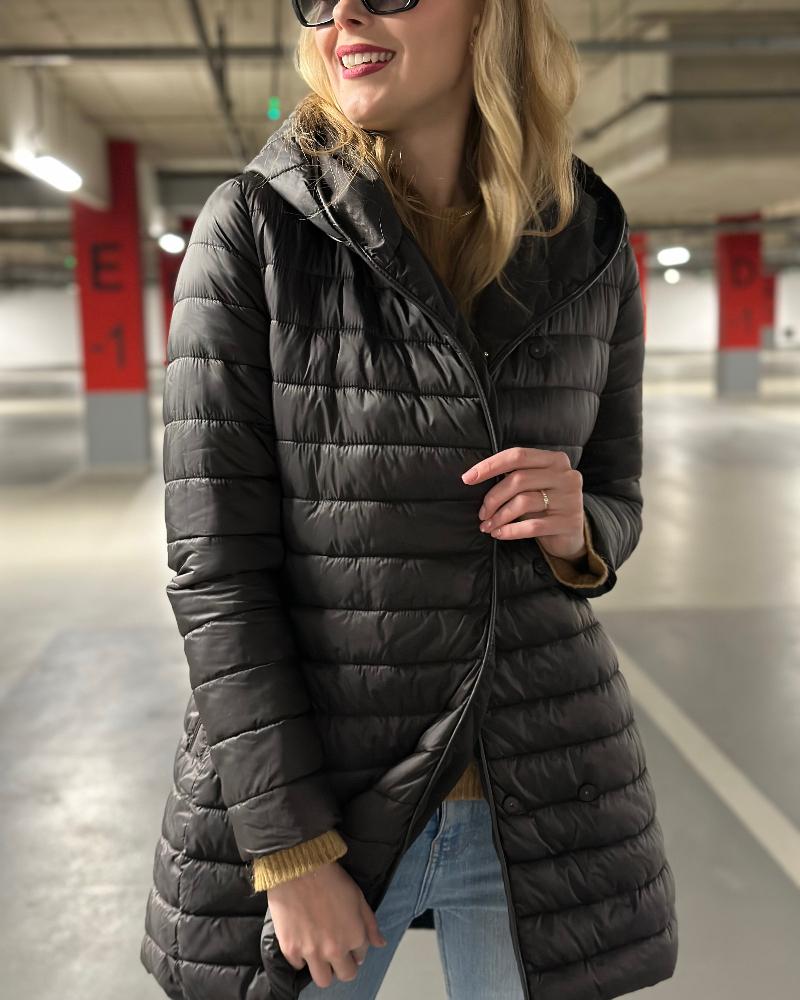 Bunda dámská Massimo Dutti hnědá