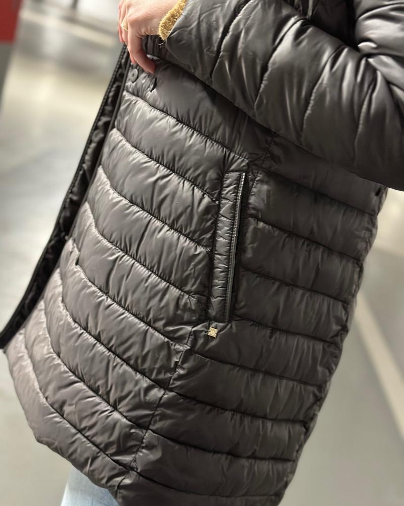 Bunda dámská Massimo Dutti hnědá