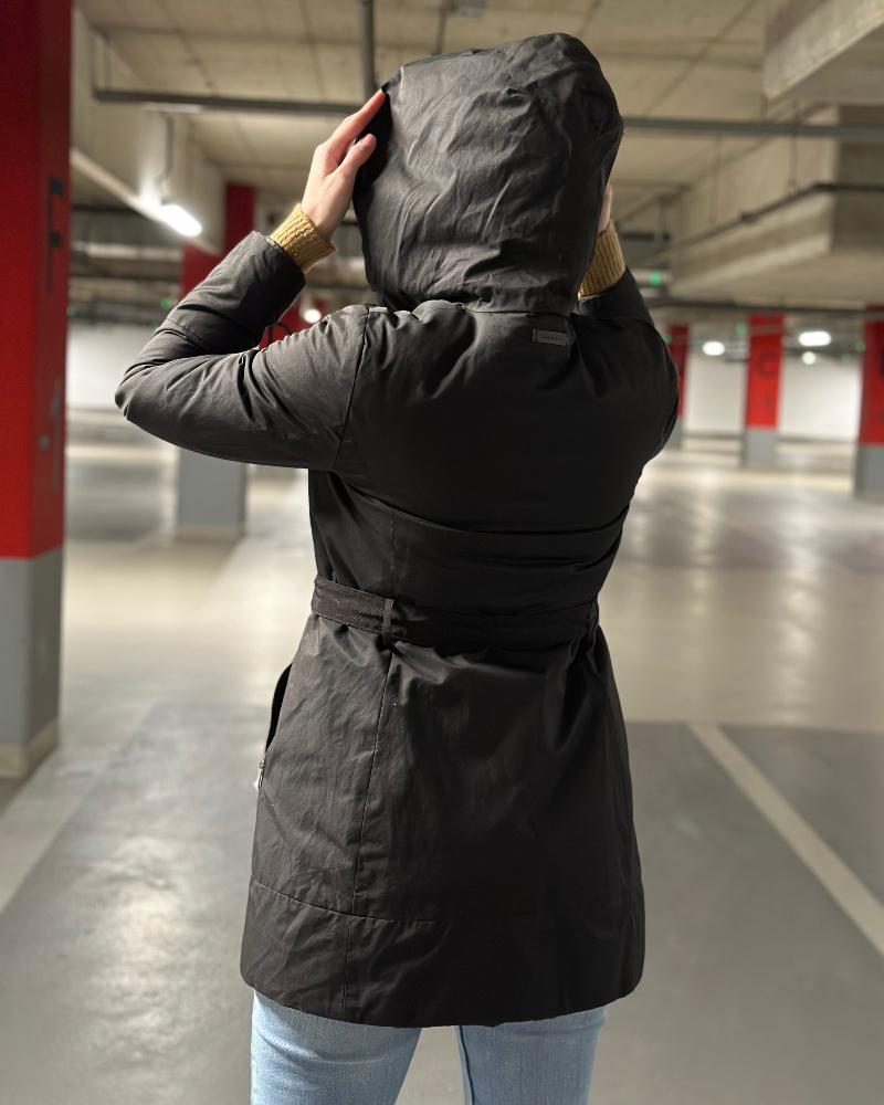 Bunda dámská Massimo Dutti hnědá