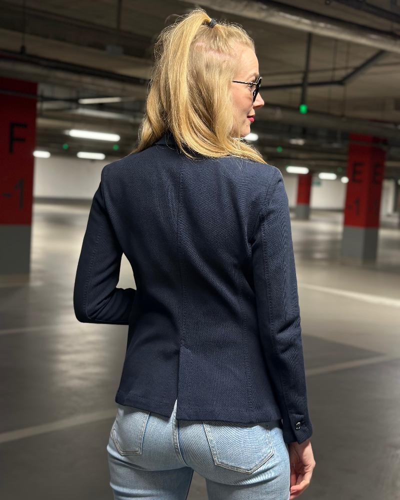 Sako dámské Massimo Dutti tmavě modré