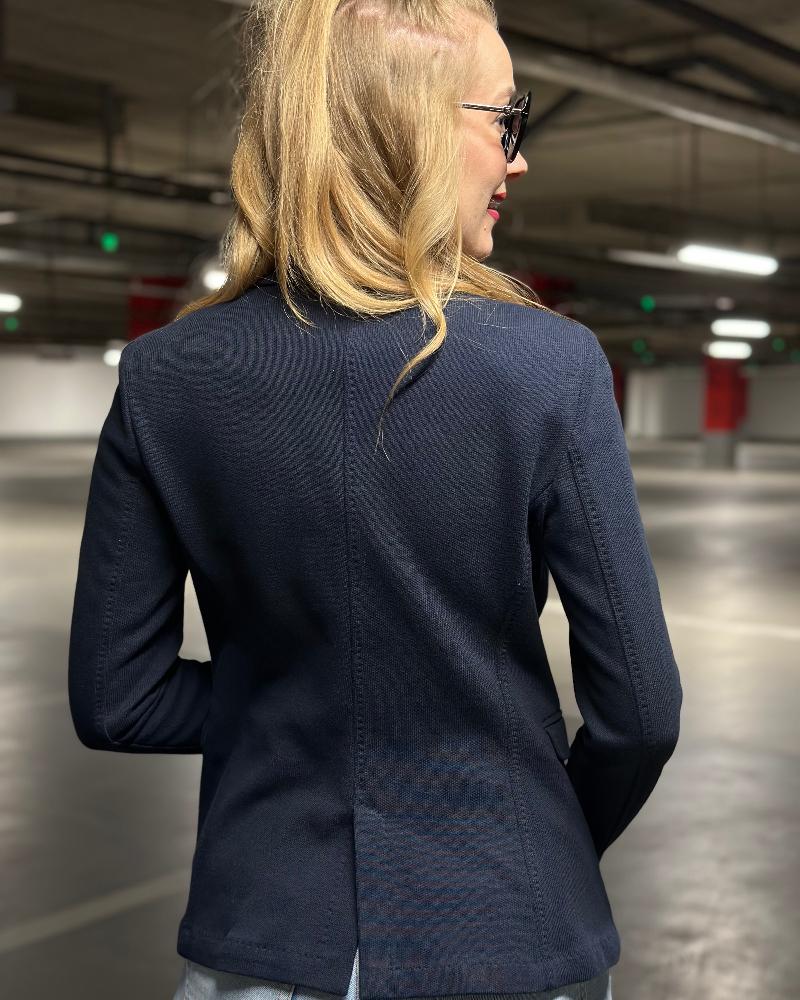 Sako dámské Massimo Dutti tmavě modré