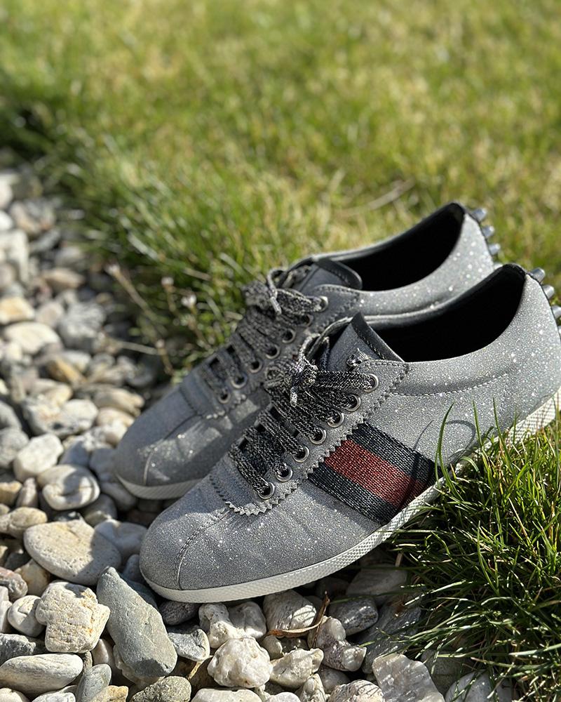 Women's sneakers Gucci BAMBI GLITTER sparkling