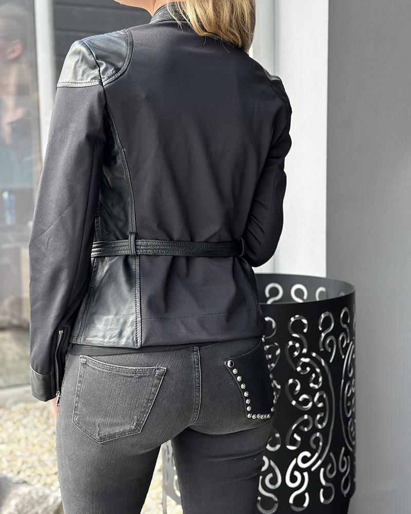 Women's Pinko curve jacket black