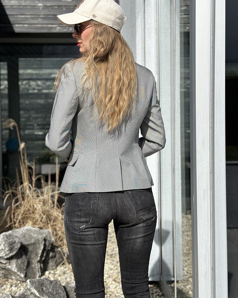 Women's jacket Massimo Dutti fine check
