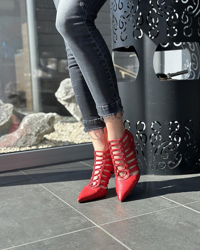 Lodičky dámské Michael Kors CLARISSA červené