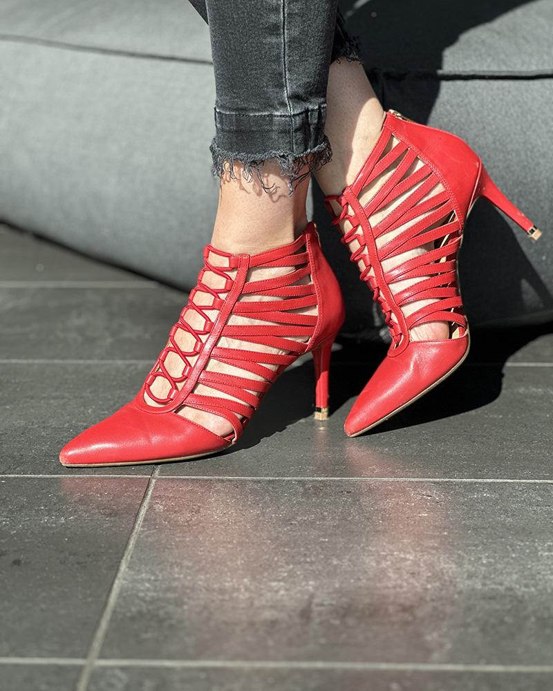 Lodičky dámské Michael Kors CLARISSA červené