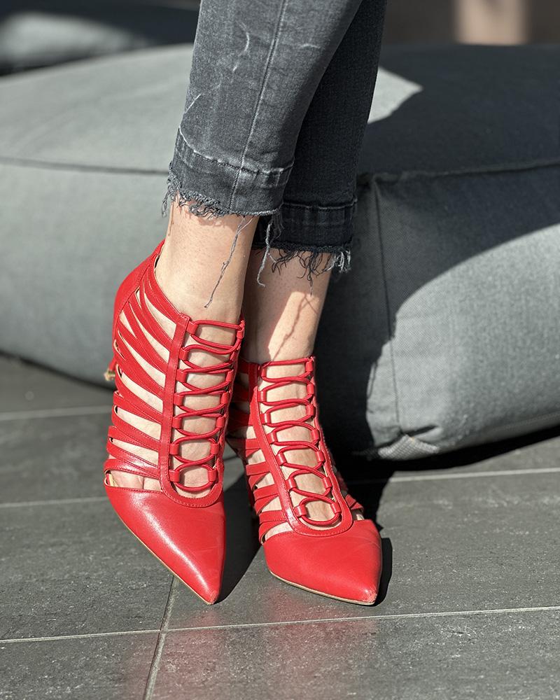 Lodičky dámské Michael Kors CLARISSA červené