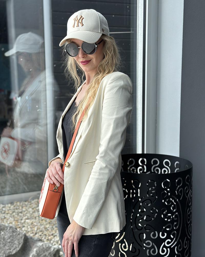 Women's jacket Pinko cream