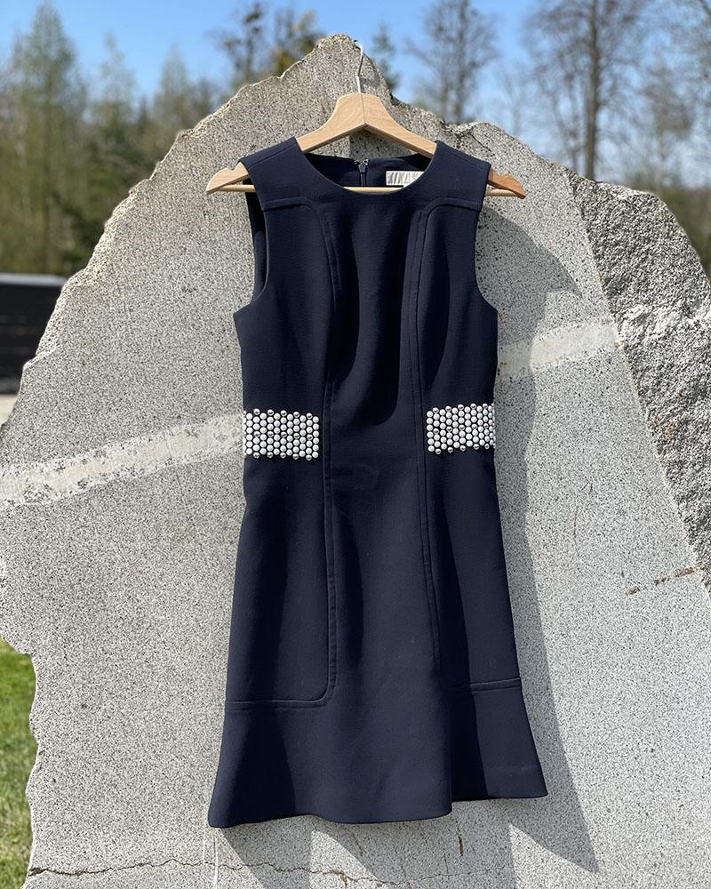 Women's dress Michael Kors dark blue with prints