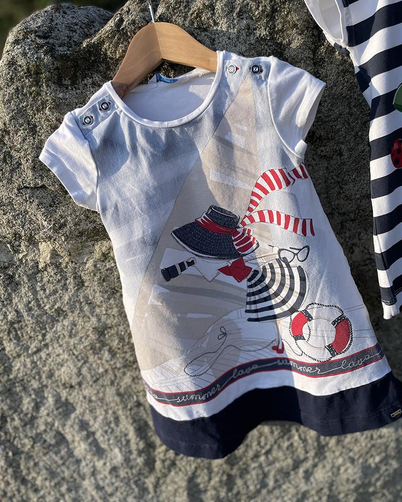 Children's dress Mayoral SUMMER LOVE white