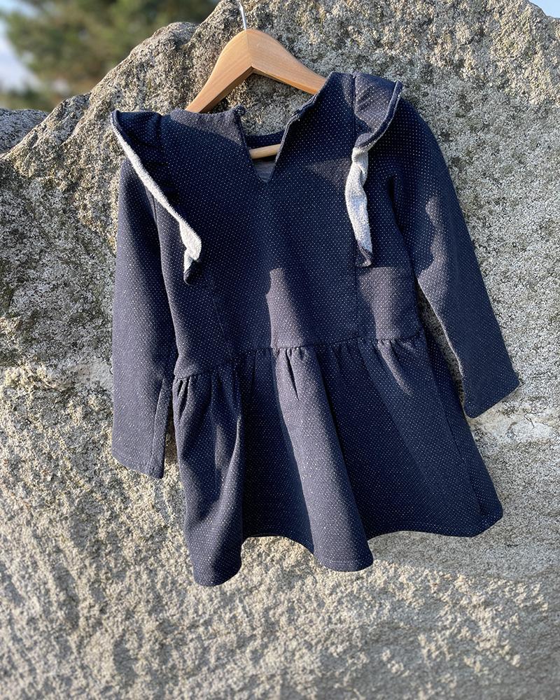 Children's dress Mayoral blue with a doll