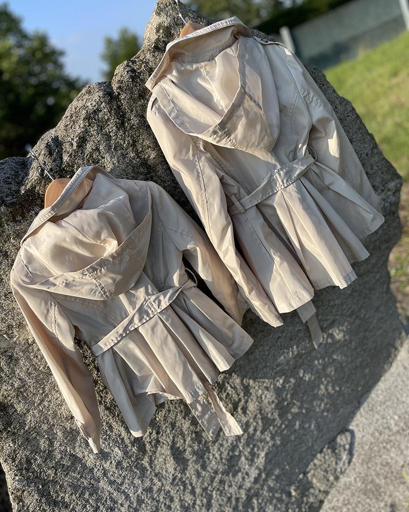 Kabát dětský Mayoral TRENCHCOAT krémový