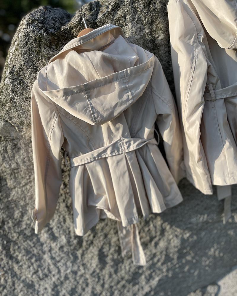 Kabát dětský Mayoral TRENCHCOAT krémový