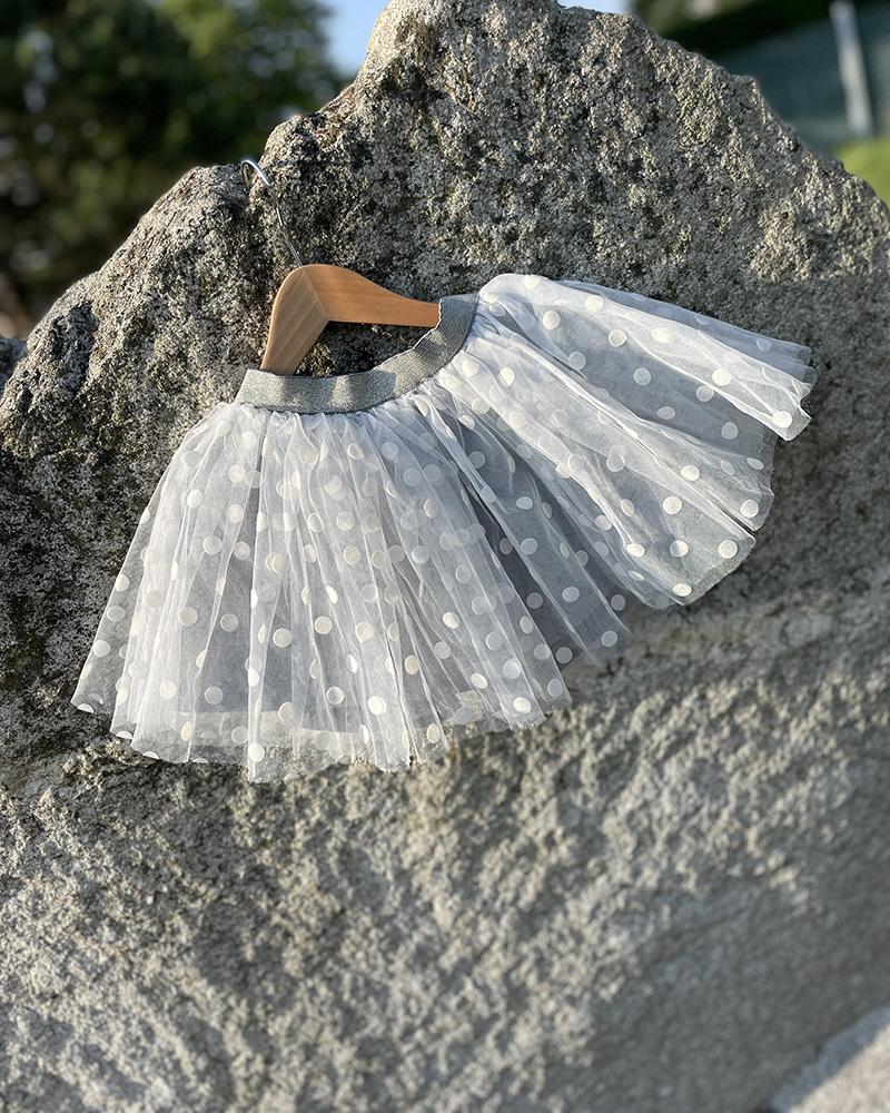 Children's skirt Mayoral gray with tulle