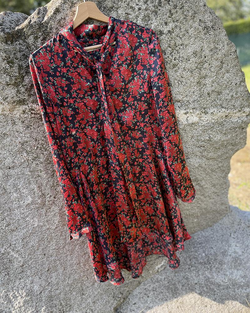 Šaty dámské Replay černé se vzory