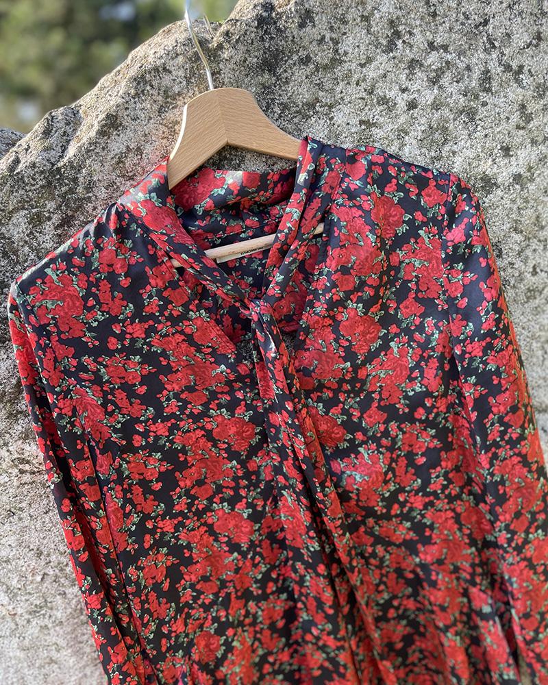 Women's dress Replay black with patterns